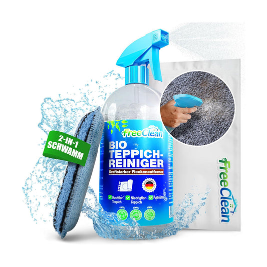 Bio-Teppichreiniger der Marke Free Clean