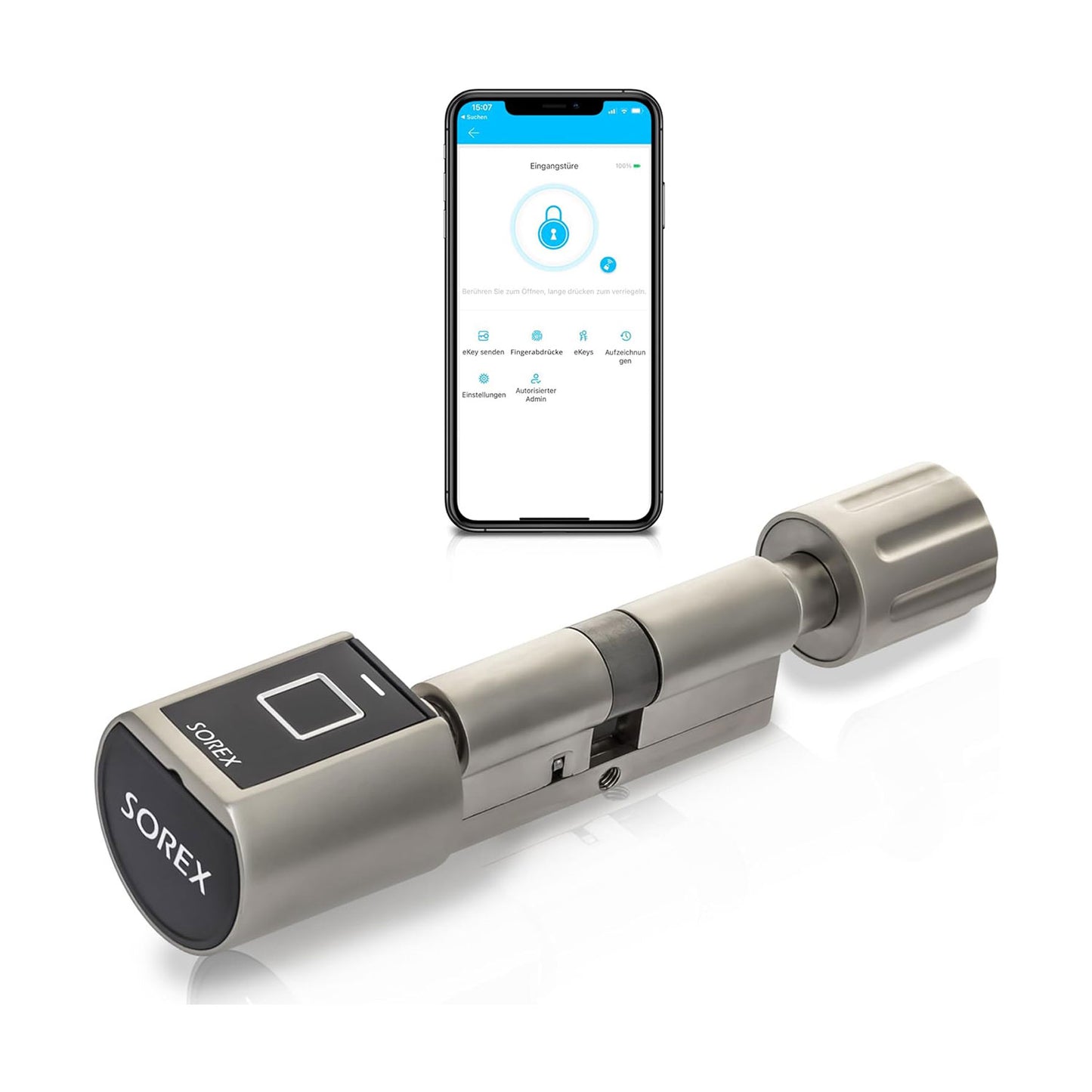 Elektronisches Türschloss der Marke Sorex Wireless Solutions