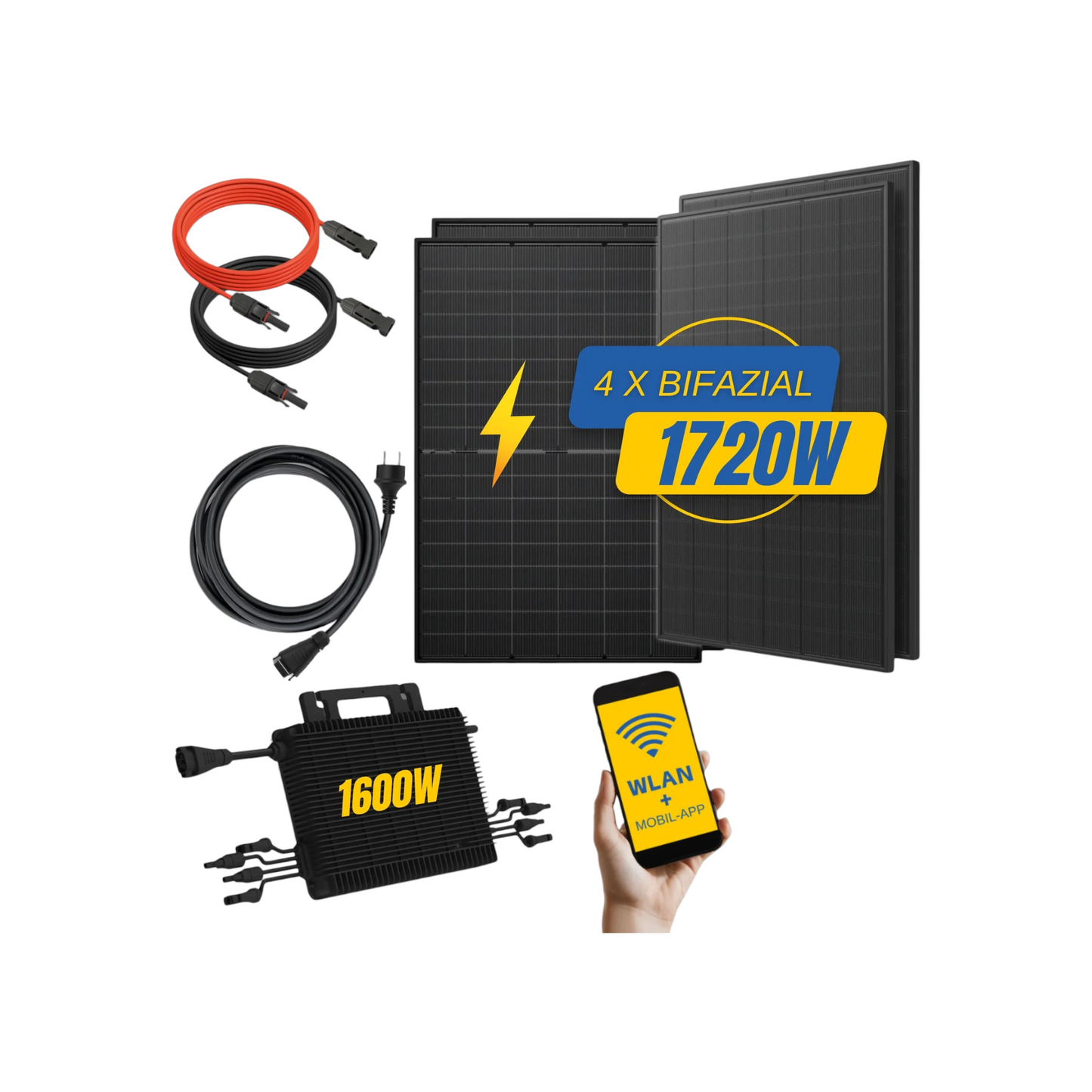 Balkonkraftwerk Sun Expert 1720W der Marke SUNPOWER4U