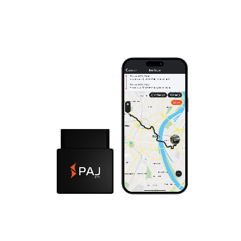 Elektronisches Fahrtenbuch der Marke PAJ GPS