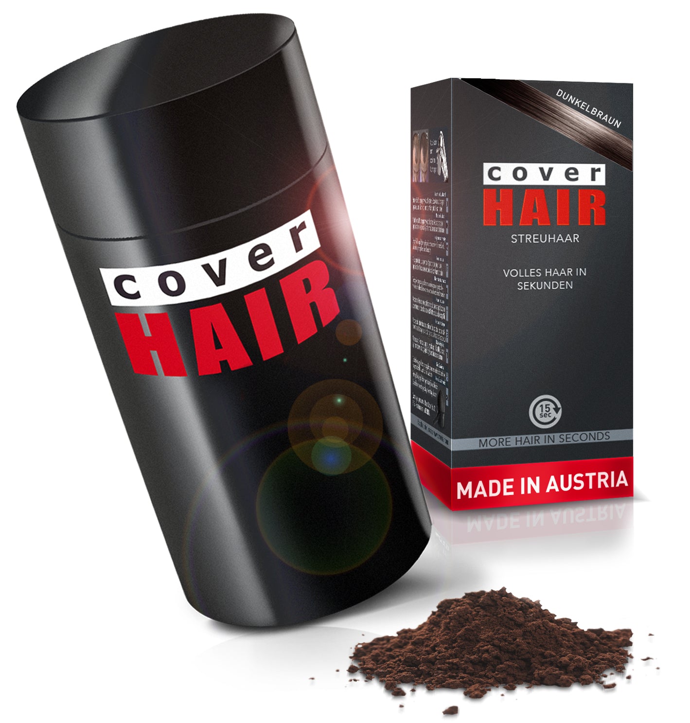 Stray hair from the Cover Hair brand