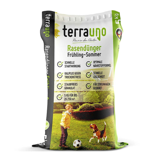 TerraUno brand lawn fertilizer