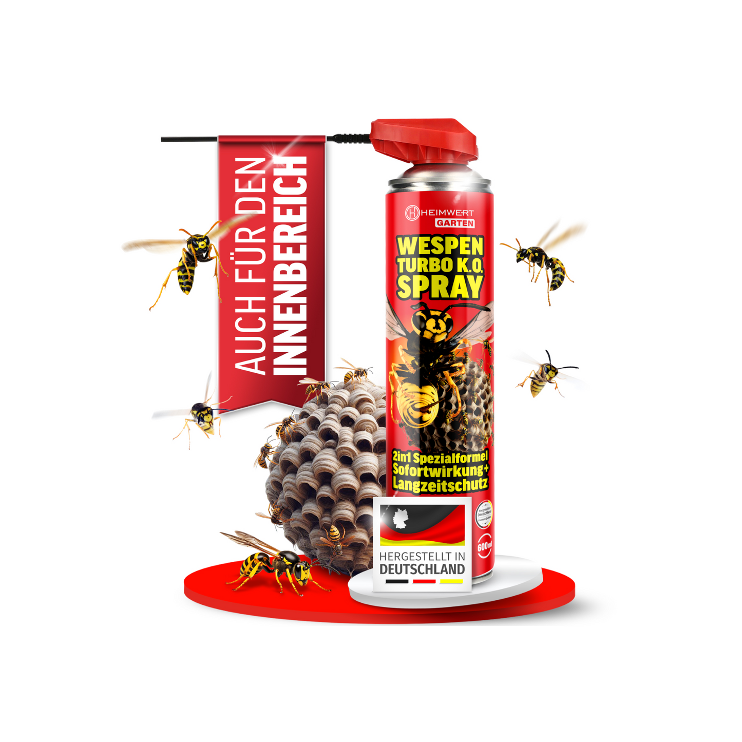 Wasps Turbo K.O. Spray 600ml from Heimwert