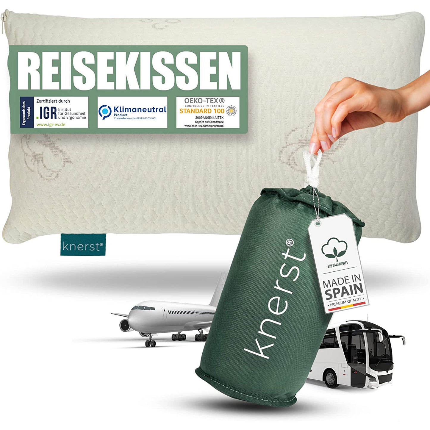 Reisekissen Memory Foam der Marke Knerst